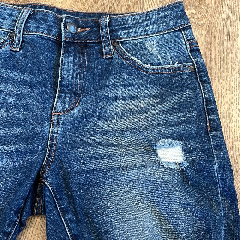 Joe’s jean cut off distressed blue jean shorts size 25 - Picture 2 of 5